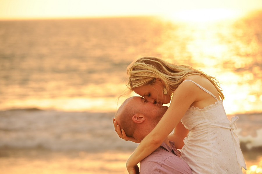 Pareja playa