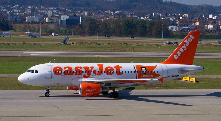 EasyJet Avion 1080x675